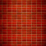 赤茶色のレンガが並ぶパターン背景A4サイズ（縦長）