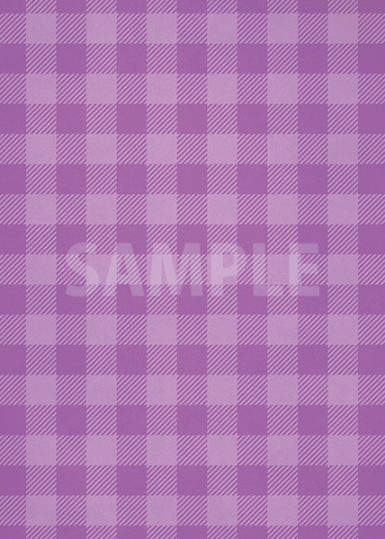 紫色のシェパードチェック柄、A4サイズ背景素材