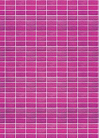 綺麗に整列するピンク色のレンガのA4サイズ背景素材