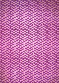 紫色の紗綾形・和柄のA4サイズ背景素材