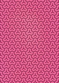 ピンク色の毘沙門亀甲・和柄のA4サイズ背景素材