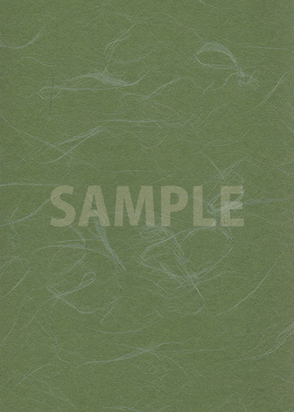 緑色の和紙のA4サイズ背景素材