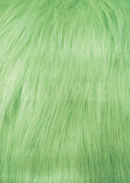 緑色のファーのA4サイズ背景素材