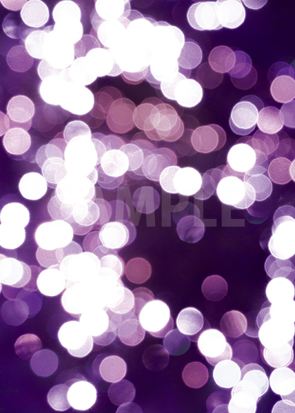 紫色にぼやけた光のA4サイズ背景素材