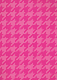 ピンク色のハウンドトゥース柄のA4サイズ背景素材