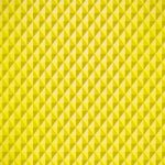 黄色の三角が並び立体的に見えるA4サイズ背景素材
