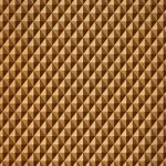 茶色の三角が並び立体的に見えるA4サイズ背景素材