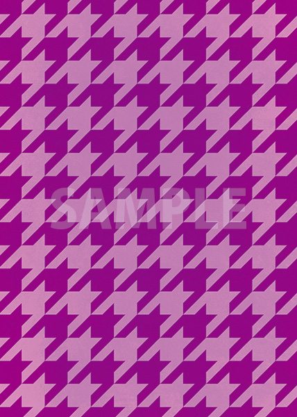 紫色のハウンドトゥース柄A4サイズ背景素材