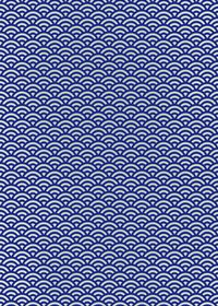 紺とグレーの青海波柄A4サイズ背景素材