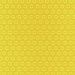 黄色の亀甲柄A4サイズ背景素材