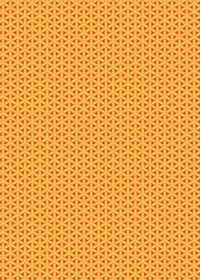 オレンジ色の組亀甲柄A4サイズ背景素材