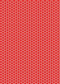 紅白の組亀甲柄A4サイズ背景素材