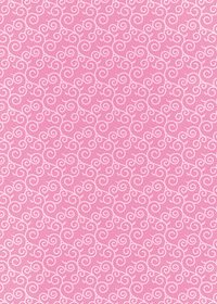 ピンク色の唐草模様柄A4サイズ背景素材