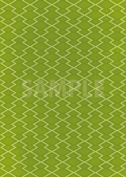 緑色の松皮菱柄A4サイズ背景素材