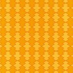 オレンジ色の松皮菱柄A4サイズ背景素材