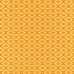 オレンジ色の菊菱柄A4サイズ背景素材