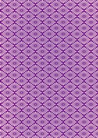 紫色の菊菱柄A4サイズ背景素材