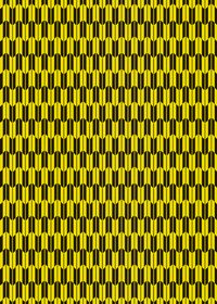 黄色と黒色の矢絣・和柄のA4サイズ背景素材