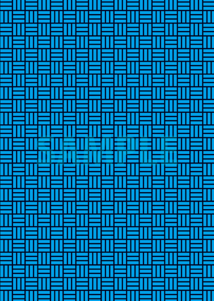 黒と青色の算崩し模様・和柄のA4サイズ背景素材