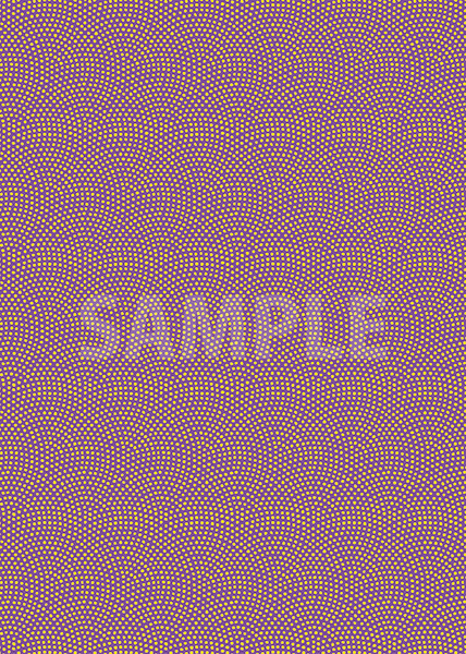 紫色と黄色の鮫小紋模様・和柄のA4サイズ背景素材
