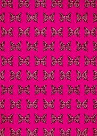 アゲハチョウのイラストが並ぶピンク色のA4サイズ背景素材