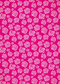ピンク色のバラのイラストのA4サイズ背景素材