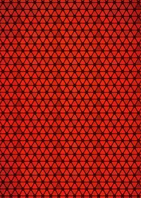 赤色のトライアングルが並ぶA4サイズ背景素材
