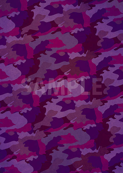 紫色の迷彩柄のA4サイズ背景素材