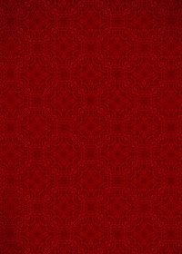 赤色のアラベスク柄のA4サイズ背景素材