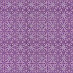 紫色の西洋風模様のA4サイズ背景素材
