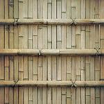 茶色の竹垣のA4サイズ背景素材