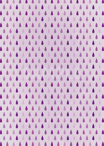 紫色のドロップ柄A4サイズ背景素材