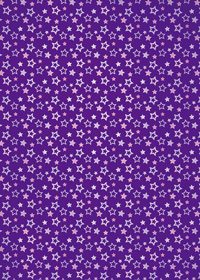紫色の星型が散らばるA4サイズ背景素材