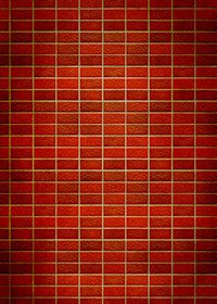 赤茶色のレンガが並ぶパターン背景A4サイズ(縦長)