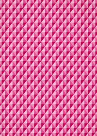 ピンクの三角が並び立体的に見えるA4サイズ背景素材