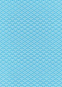 青と白の青海波柄A4サイズ背景素材