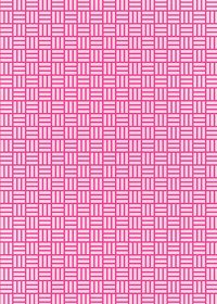 ピンク色の算崩し模様・和柄のA4サイズ背景素材