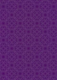 紫色のアラベスク柄のA4サイズ背景素材