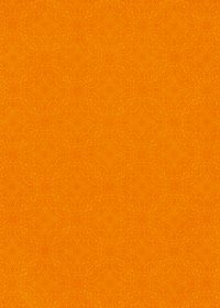 オレンジ色のアラベスク柄のA4サイズ背景素材