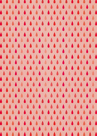 赤色のドロップ柄A4サイズ背景素材