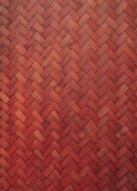 赤色に着色した木板が組み合うテクスチャーA4サイズ背景素材