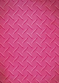 ピンク色のチェッカープレートのA4サイズ背景素材